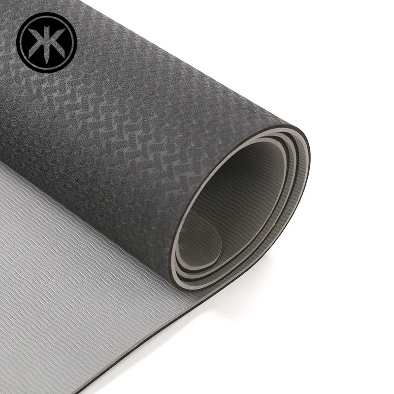 

Krace 2020 Fitness Best Light Organic Customized Printed Logo Packing Colors Non Slip Eco Friendly Natural Rubber Yoga Mats, Customized color