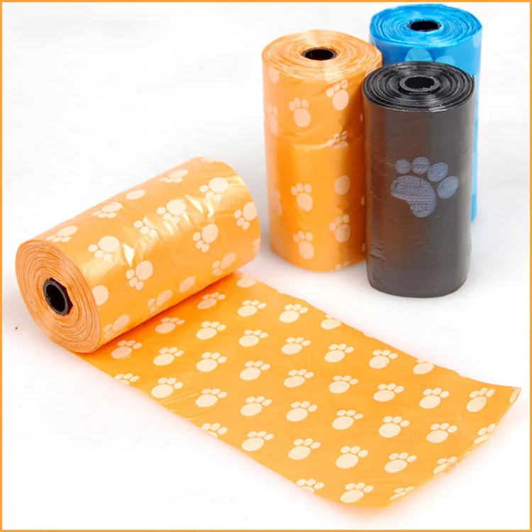 

Biodegradable eco friendly custom printed dog poop bags pet waste bag