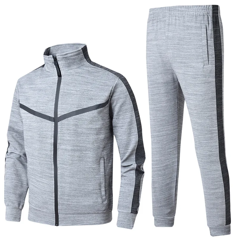 

Cannda Lining Stand-up Collar Tracksuit Design for Men Track Suits Men Sport Tracksuit