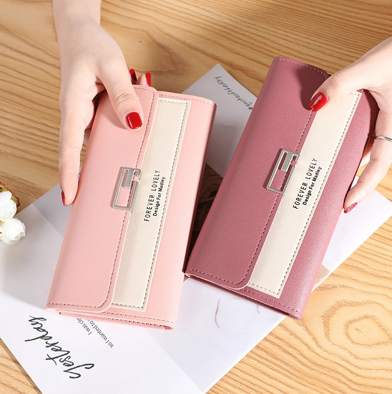 

Clear sale Women Nylon Leather Card Bag Money Clip Wallet Woman Wallet