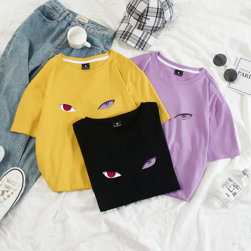 

Anime Naruto Boruto Printing Summer New Casual Harajuku Short Sleeve T-Shirt Men / Women Hip Hop Funny Streetwear Sweatshirt