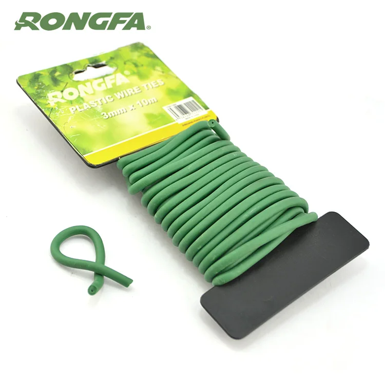 

5m TPR covered galvanized steel tie Round Plastic Plant Twist Ties Plant Soft Foam Twist Tie For Lawn And Garden