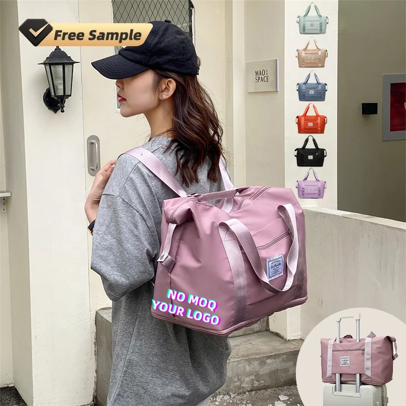 

Sports 7 Colors Sac De Tas Tasche Bolsa De Yoga Dry Waterproof Scalable Custom Gym Tote Backpack Bag with Luggage Handle Holder
