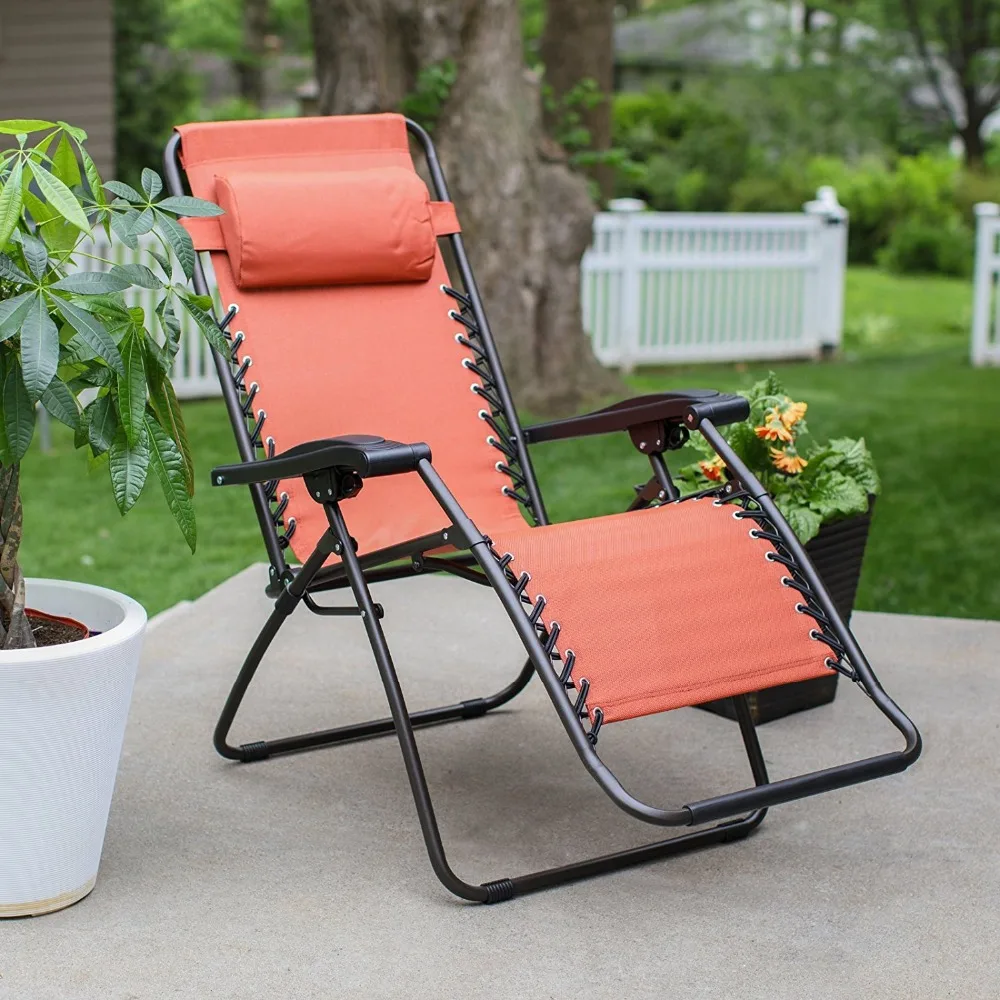 
Metal And Fabric Strong Folding Beach Chaise Lounge Chairs for Wholesale 