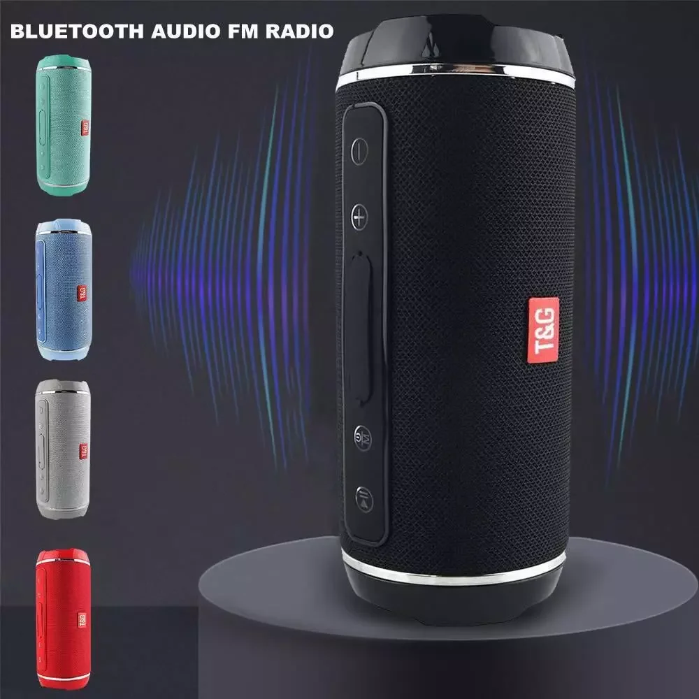 TG116 Portable Wireless Bluetooth Speaker Outdoor Waterproof Speaker Bass Subwoofer USB TF Card Handsfree Loudspeaker - ANKUX.COM