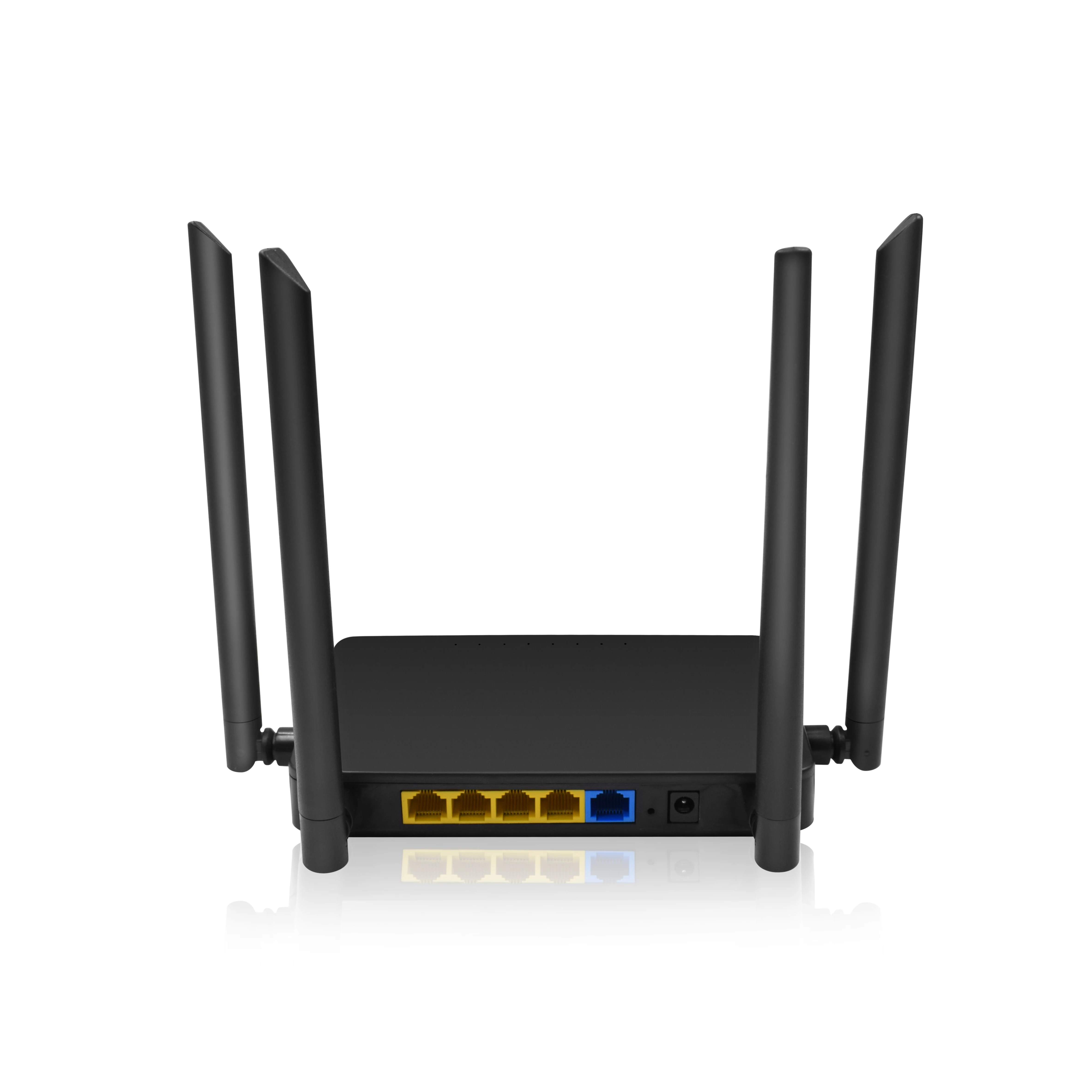 

2020 Best seller Networking AC 2.4G 5G Dual band TP Link 1200Mbps Wireless wifi router with 4*5 dbi External Antenna