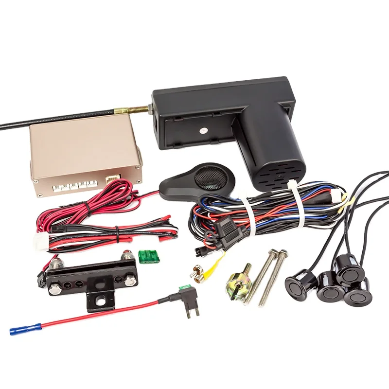 

Universal Car Automatic Brake system adjustable distance Car Automatic Brake, Black