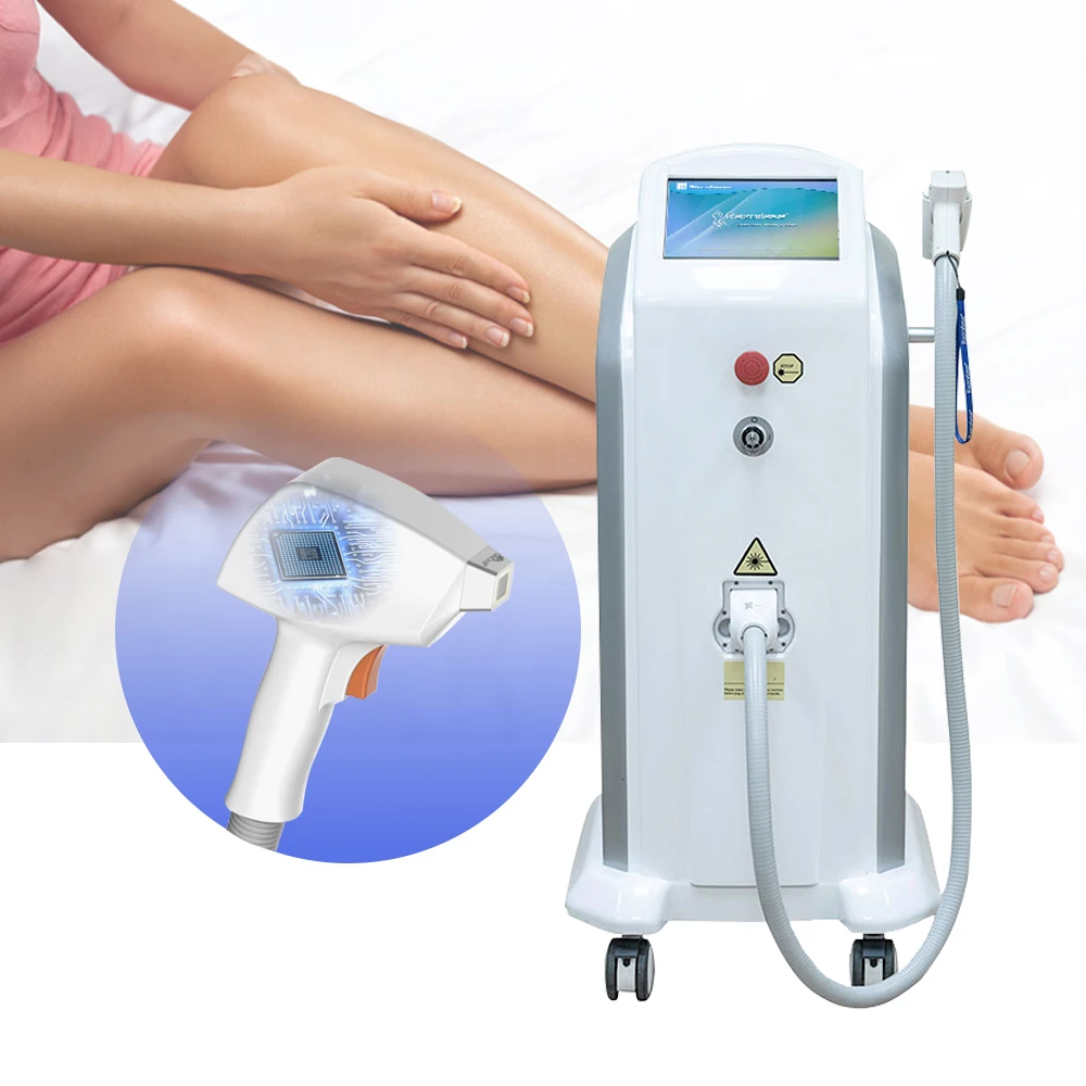 

2021 top sale sincoheren 3 wavelengths 755 808 1064nm diode laser hair removal beauty machine with CE approved and factory price