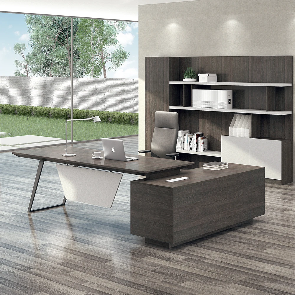 
Modern Executive Desk Luxury Office Furniture L Shape Executive Office Desk with High Quality 