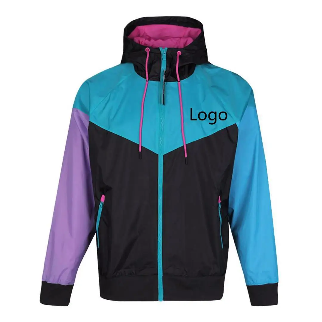 

OEM ODM Wholesale Autumn Mens Hooded Jackets Outdoor Sports Runing Jacket Men Windbreaker, Customized color
