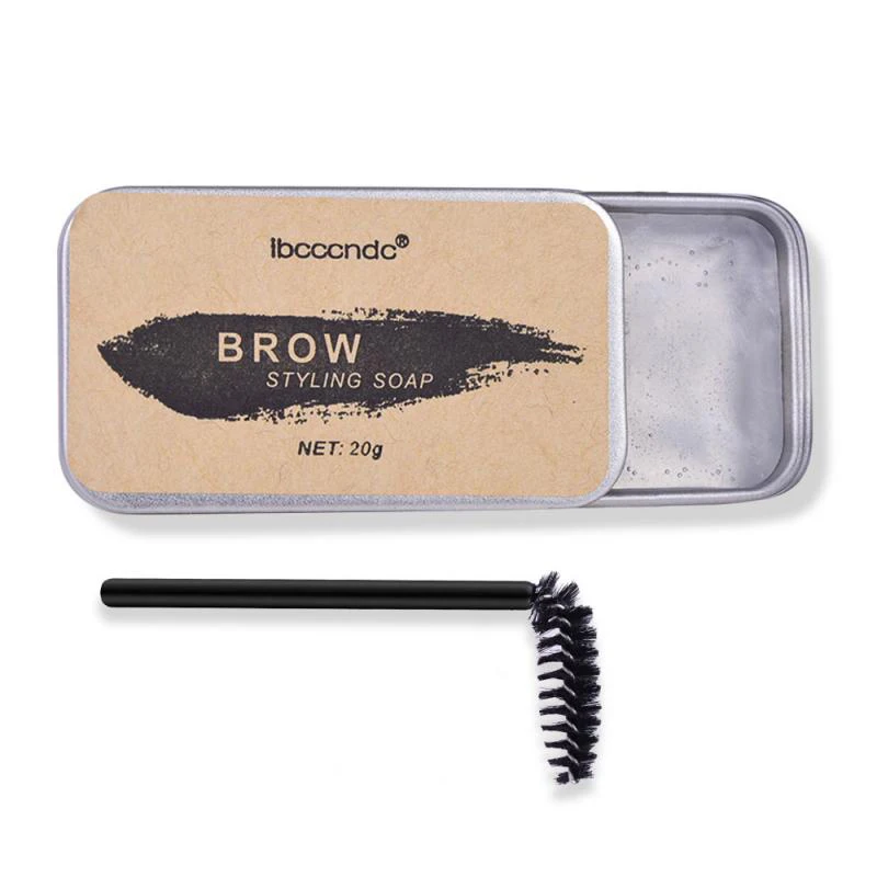 

Private Label Natural Organic Waterproof Eyebrow Shaping Styling Gel Soap Mascara With Brush, As the picture below