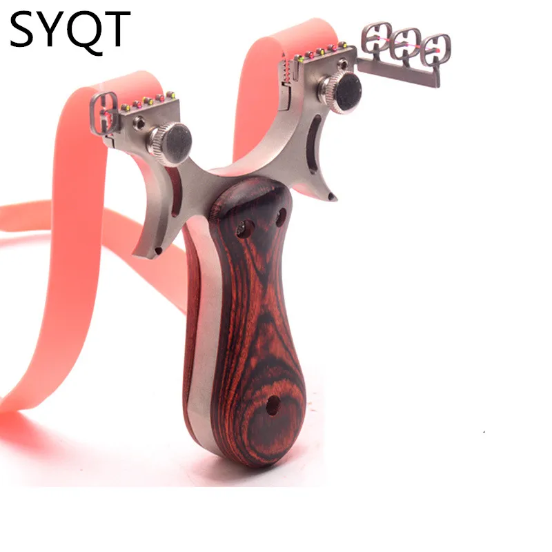 

Slingshot Catapult Hunting High Quality Stainless steel With Rubber Band Outdoor Shooting Game sling shot, Picture
