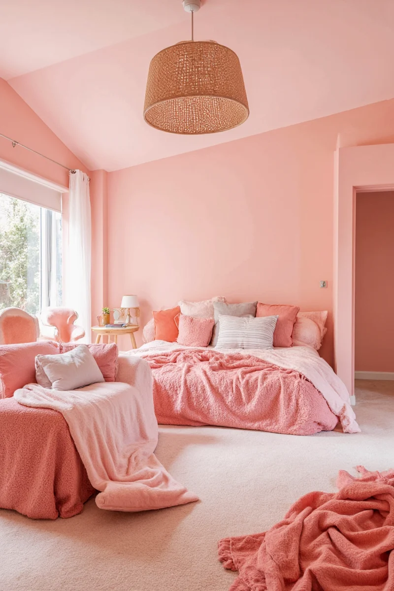 Coral accent furniture pieces