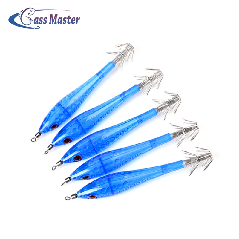 

Bassmaster new mold Squid jigging plastic fishing lures squid jig hook