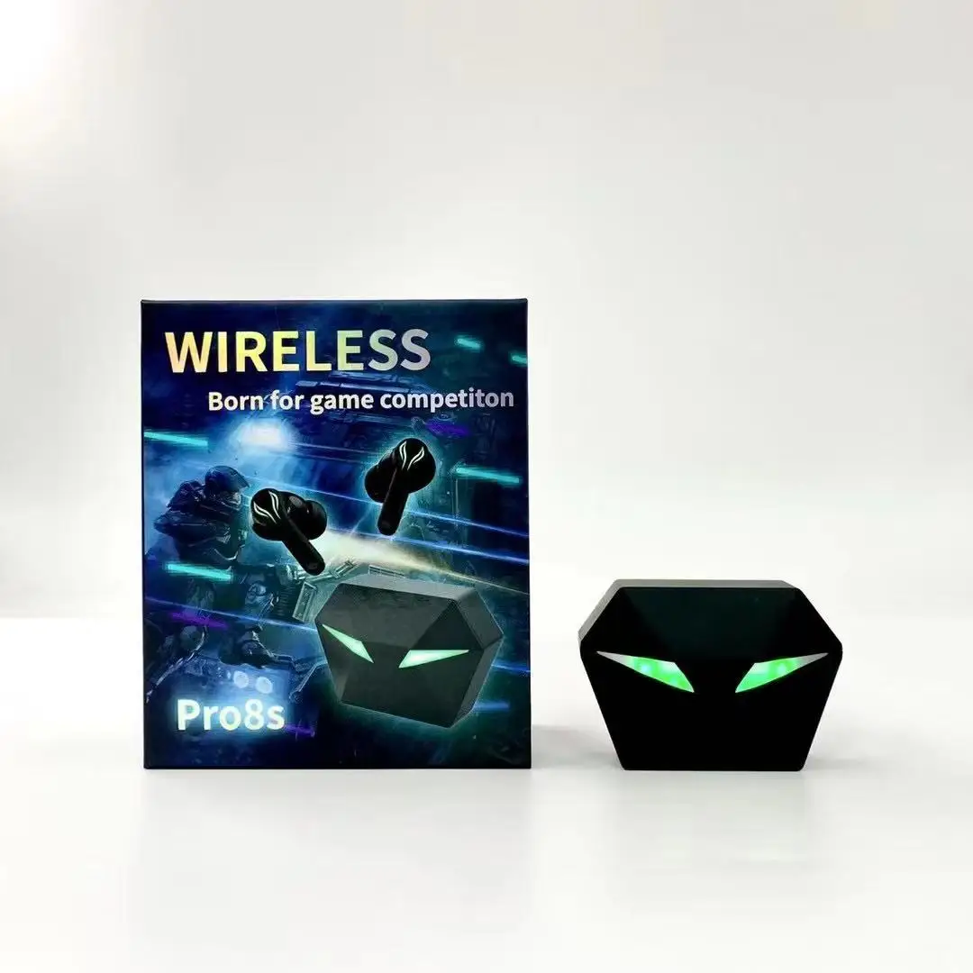 

Cross-border private model tws headphones pro8s Black Technology 5.1 game video display stereo wireless game headphones