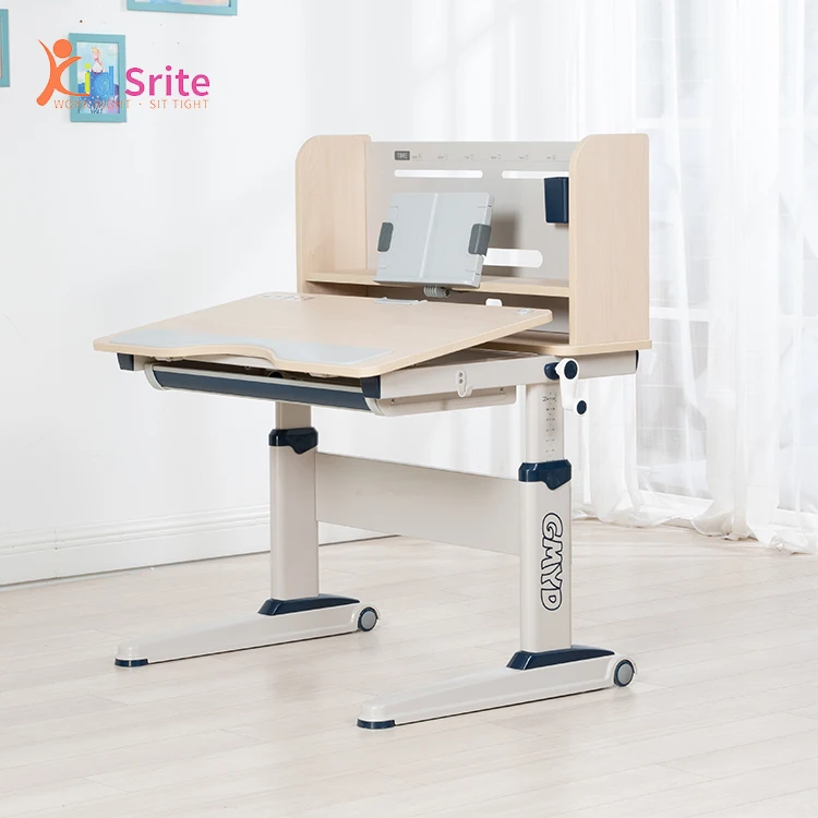 
Kid Srite Drawing Table Wood Foldable Study Chair Study Chair With Writing Pad 
