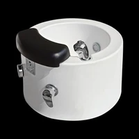 

Round Pedicure Sinks For Nail Equipment In The Color Of White