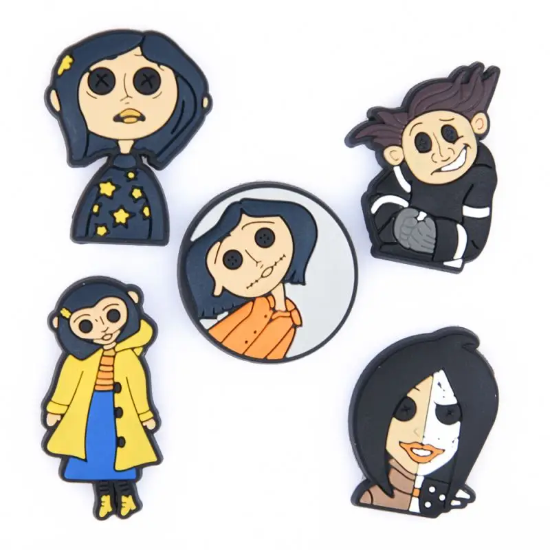 

2022 Coraline Luca cheer leader pvc shoe shoe charm decoration clog shoe accessory
