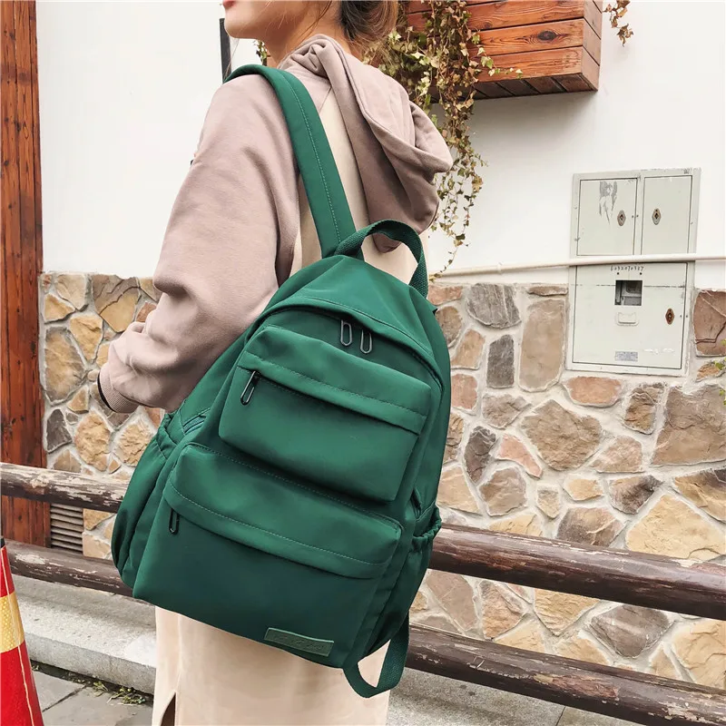 

New Waterproof Nylon Backpack for Women Multi Pocket Travel Backpacks Female School Bag for Teenage Girls Book Mochilas