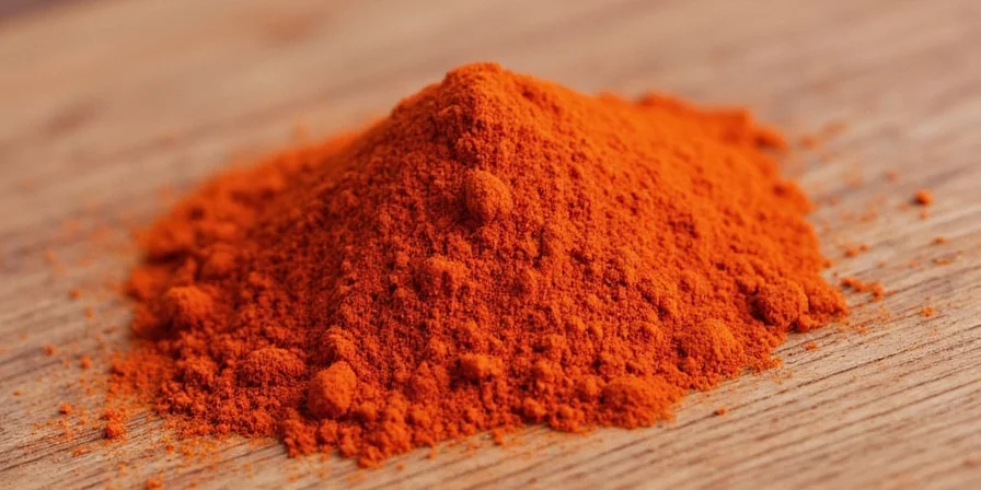 Close-up of a nutrition label on a smoked paprika package