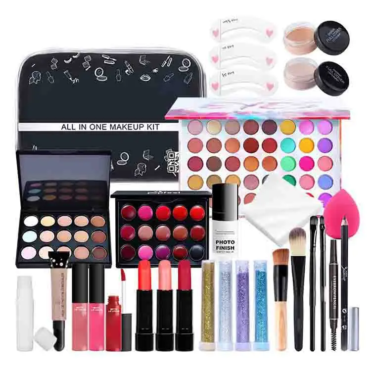 

Custom 2021 face beauty makeup set all in one bridal makeup foundation set gift