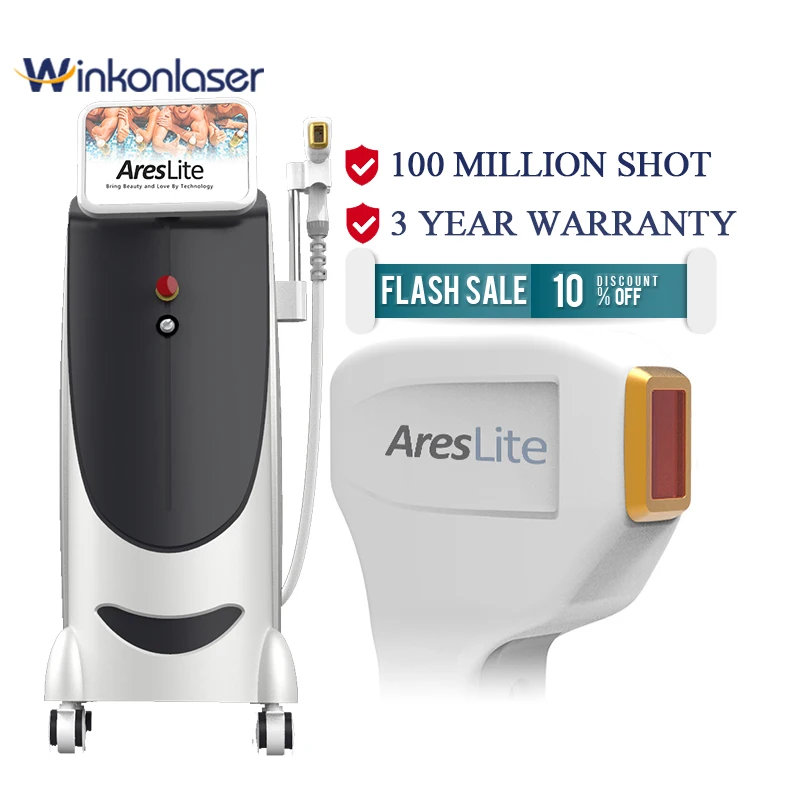 

Winkonlaser Triple Wavelengths 755 808 1064 Diode Laser Permanent Hair Removal Machine Price for all skin