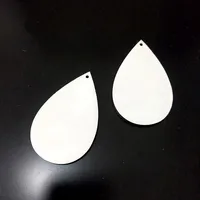 

Oval shape blank MDF Sublimation wooden blank earrings for retail and wholesale.