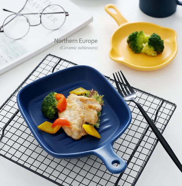 

Most popular products Hotel dinnerware Ceramic Plate With Handle ceramic