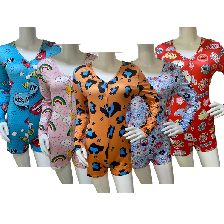 

OEM High Quality Hot Selling Summer Pajamas Sleep Wear Sexy Adult Onesie, Customized color/as show