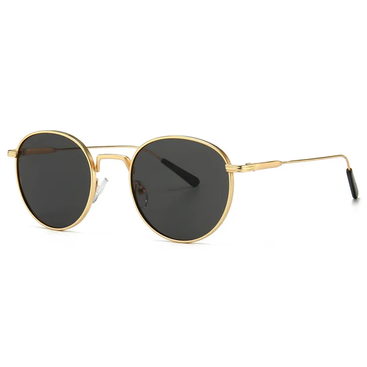 

New Lunette De Soleil Fashion Sonnenbrille Luxury Circle Sunglasses Round Metal 2020