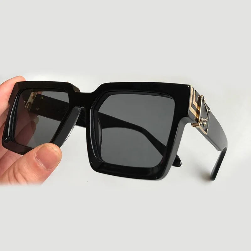 

luxury Designer Sunglasses Oversize Square Sunglasses Men Flat Lens Brand Designer Sumillionairs sunglass