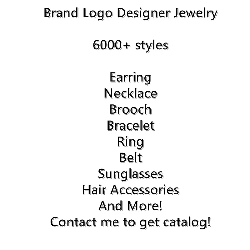 

Famous Brand Designer jewelry double g letter cc Bracelet Brooch Necklace channel Earrings Brand designer brooch