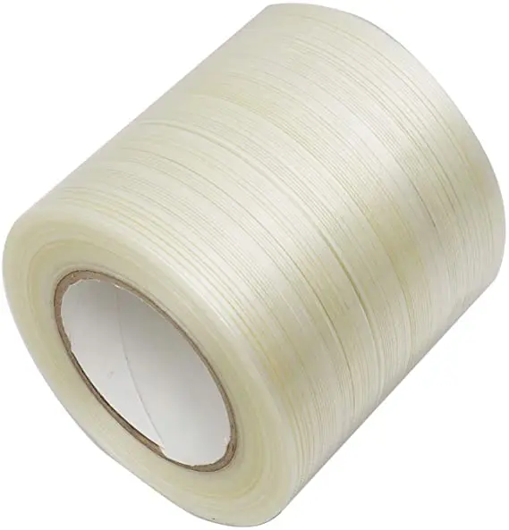 

3 Inch Filament Linear Fiberglass Tape Reinforced Long Ties For Pipe Repair And Wood Decoration Hot Melting Tape