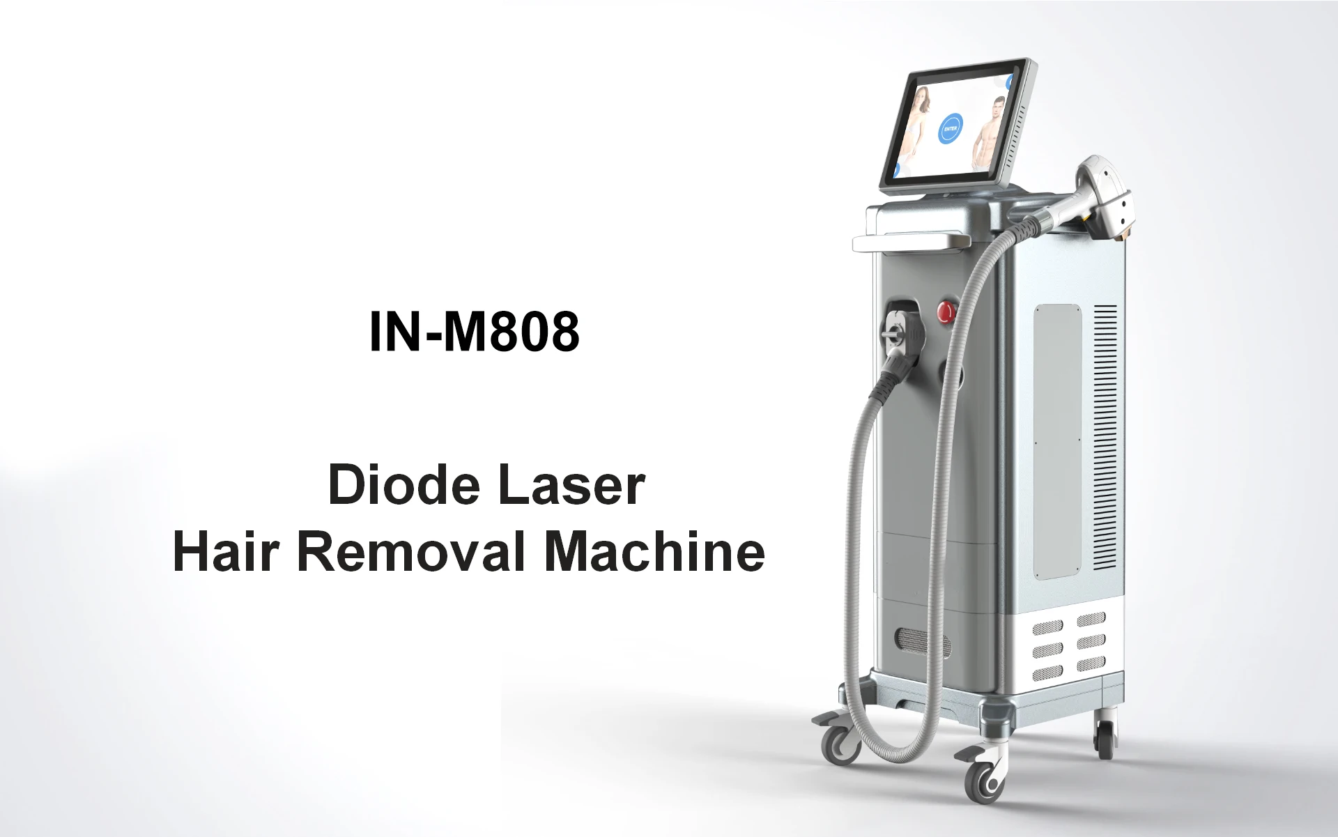 IN-M808 painless portable diode laser hair removal machine at home