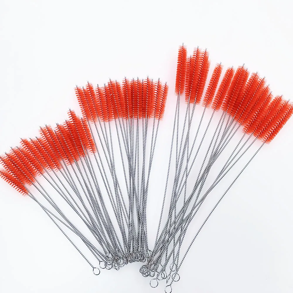 

Custom 304 Stainless Steel Nylon Drinking Straw Nylon Cleaning Brush