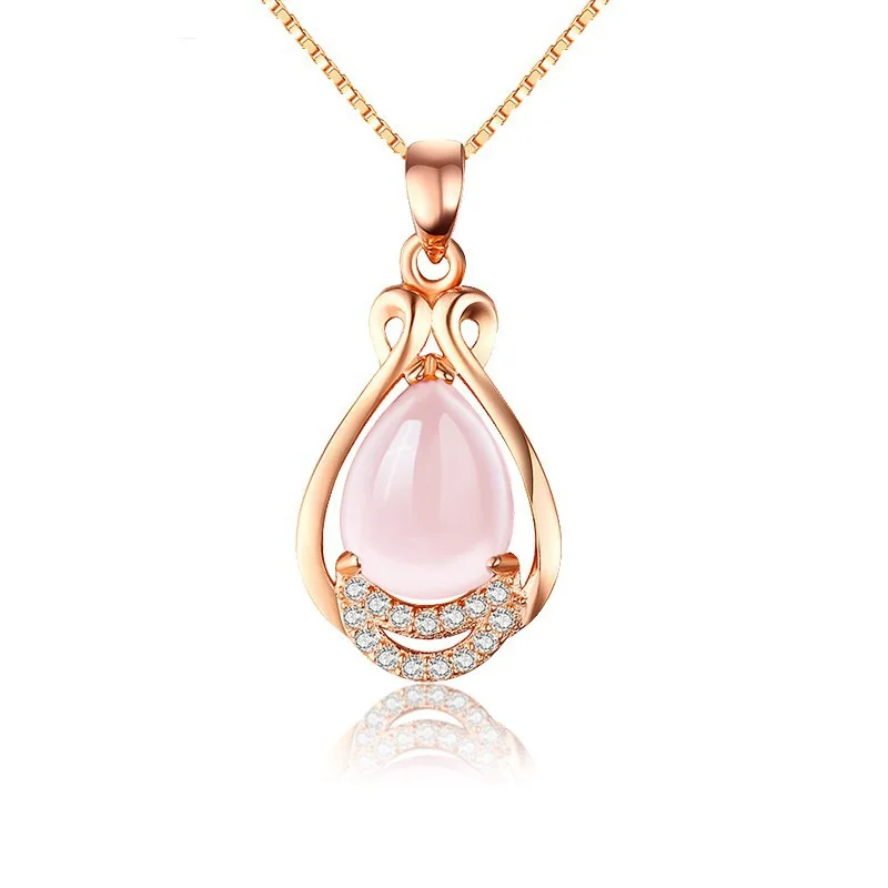 

Elegent women diamond necklace for yiwu jewelry factory fashion lady handmade necklace