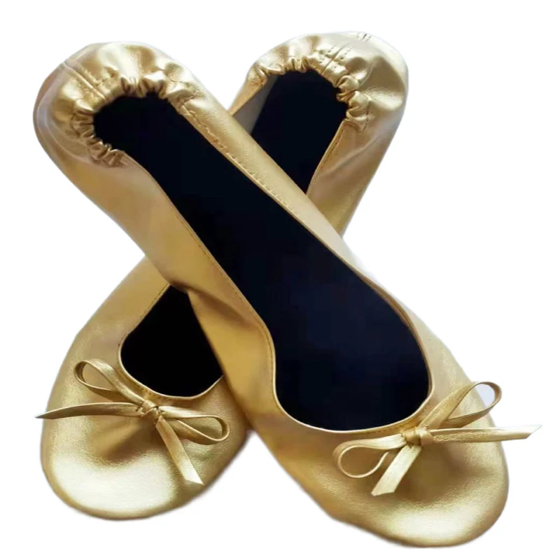 

Cheap Wedding gifts casual wholesale Ballerina shoes for guests fold up shoes for door gift for wedding