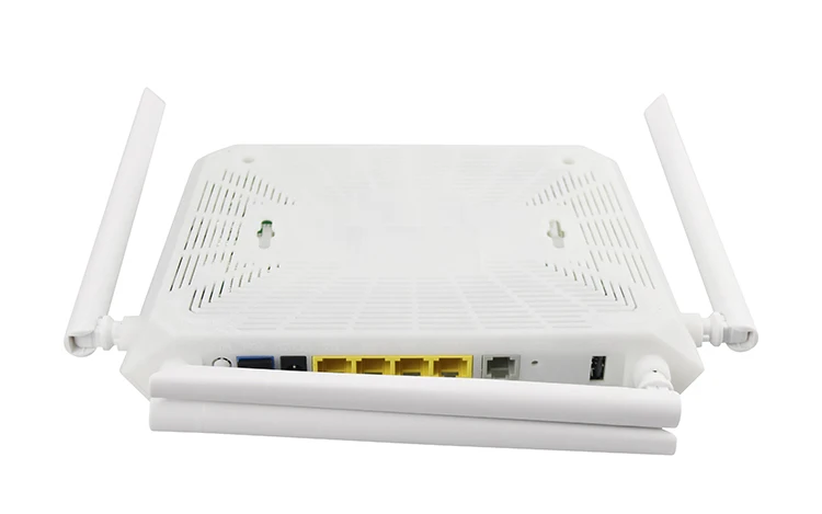 2.4G+5G Dual Frequency WIFI FTTH 4GE+4WIFI+1POTS+1USB AC WIFI GPON ONU With English Operation Interface