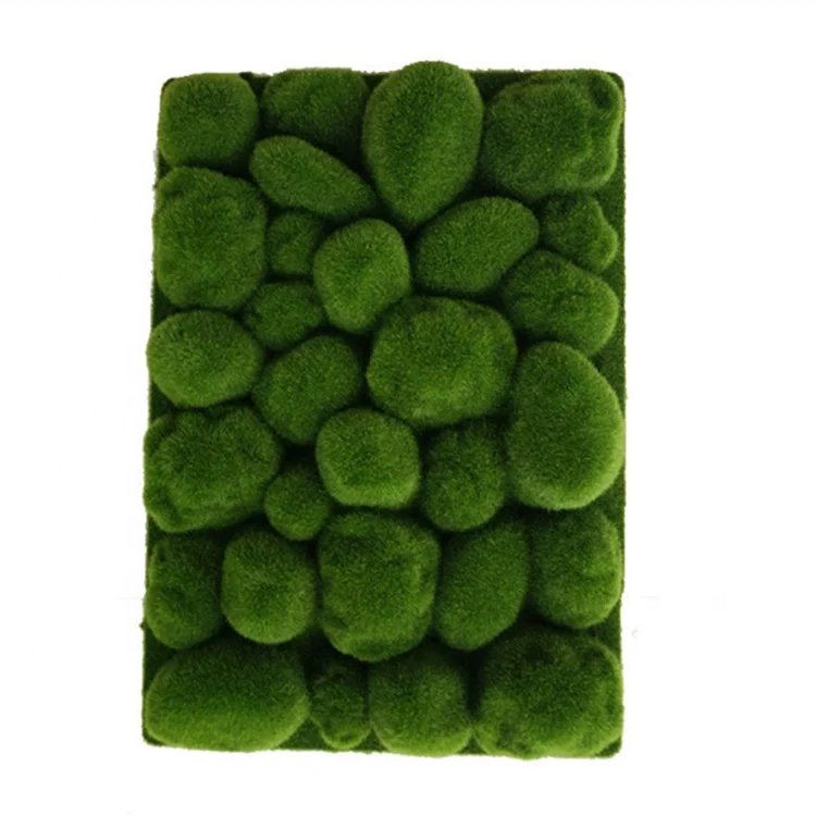 

YAYUN J-3211 Cheap DIY 30*30cm Natural preserved Moss Wall Panel, Green