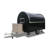Ukung customized France standard fiberglass food truck for selling ice cream and snow cone, street side business food trailer