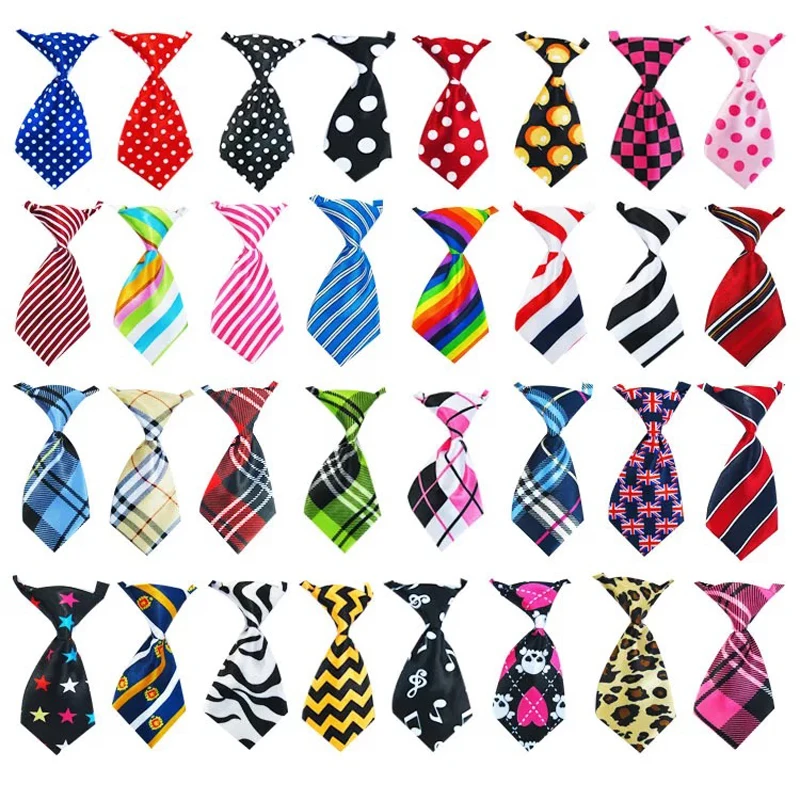 

50/100 pcs/lot Mix Colors Cat Dog Grooming Accessories Adjustable Puppy Rabbit Bow Tie Products Pet Bowtie Supplies