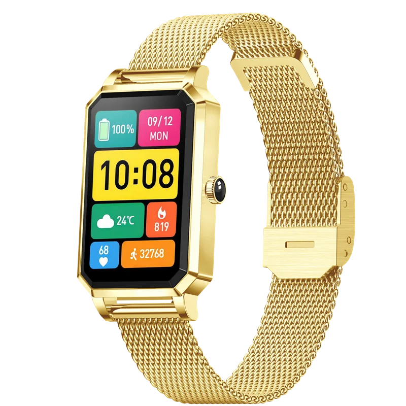 

Valdus 2022 Fashion reloj inteligente para hombre y mujer stainless steel IP68 waterproof bt call smartwatch NX2