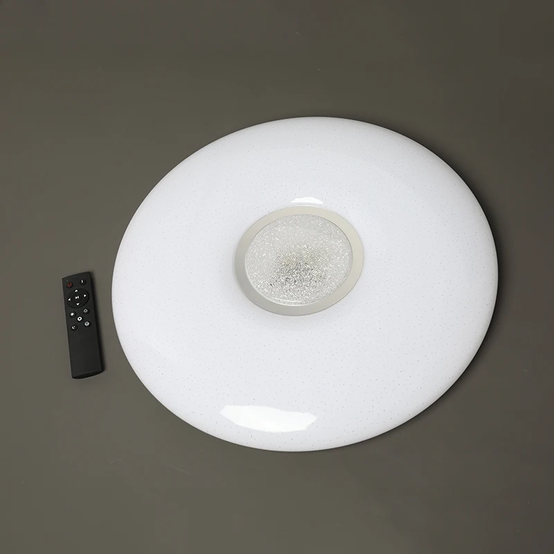 64W Top selling semi flush mount bathroom kitchen office led Infinite remote control ceiling light