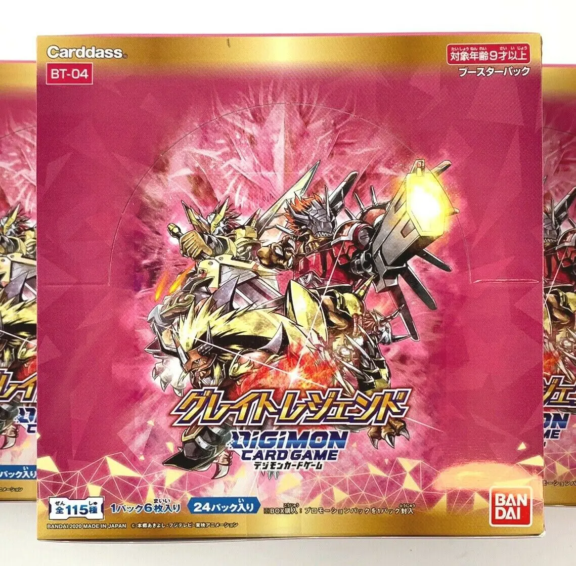 

free shipping original Digimon Great Legend BT-04 NEW SEALED Card Game Japanese Booster Box, Colorful