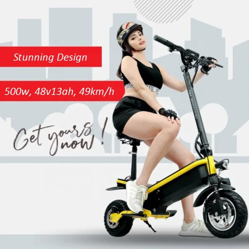 

PXID F1 Scooter Electrico Adult 48V13AH 500W Electric Scooter With Removable Battery