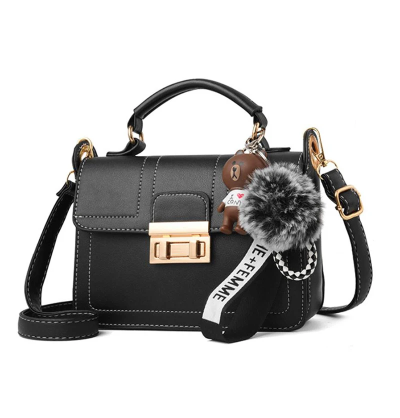 

New Arrival cute designer lady crossbody handbag PU leather mini shoulder bag