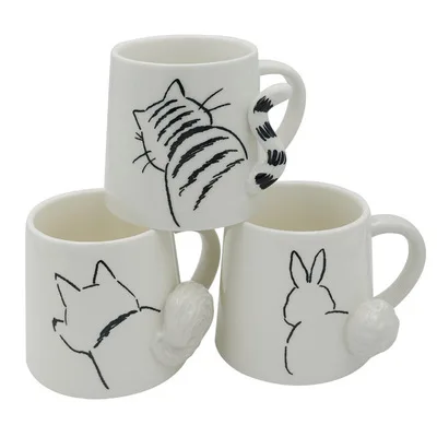 

Three-dimensional animal mugs creative coffee mugs, Animal mug