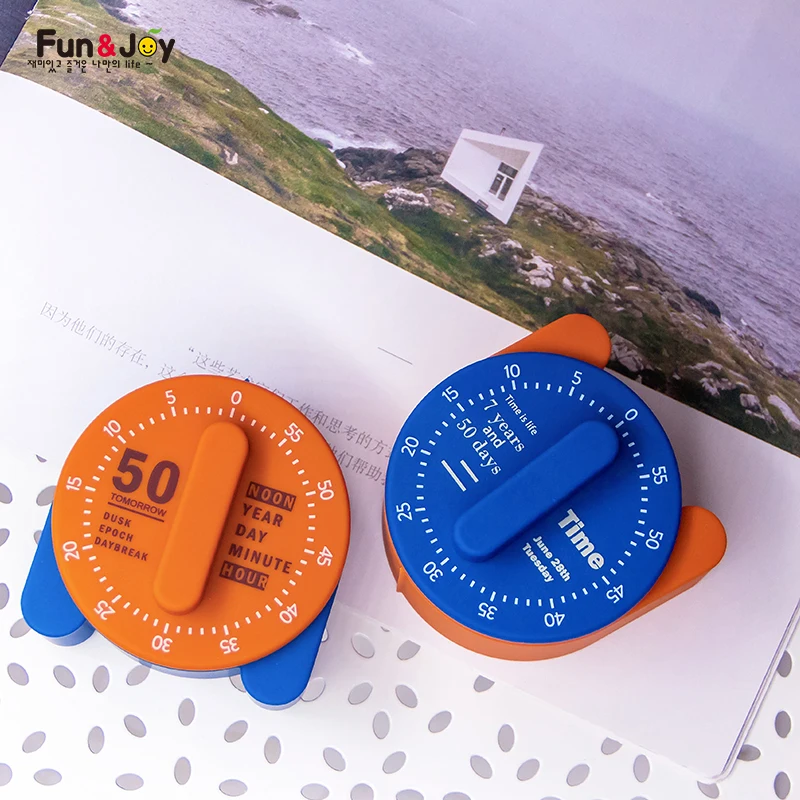 
Student Kitchen Alarm Clock Allocation 60 Minutes Kitchen Mechanical Timer Cube Kitchen Timer 