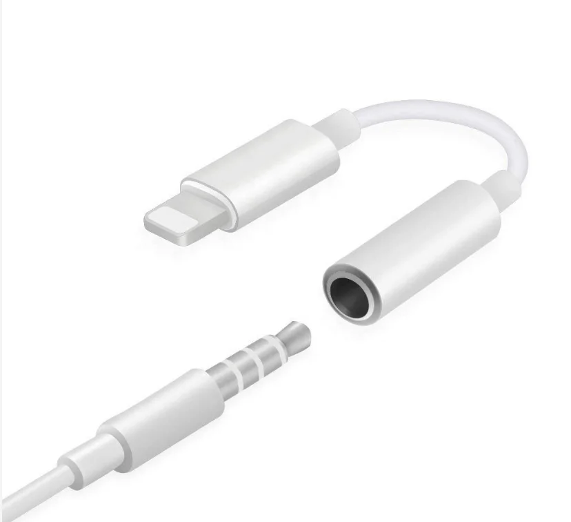 

3.5MM Headphone Converter Male to Female to 3.5mm Headphone Jack Adapter for iPhone Audio Connector, White