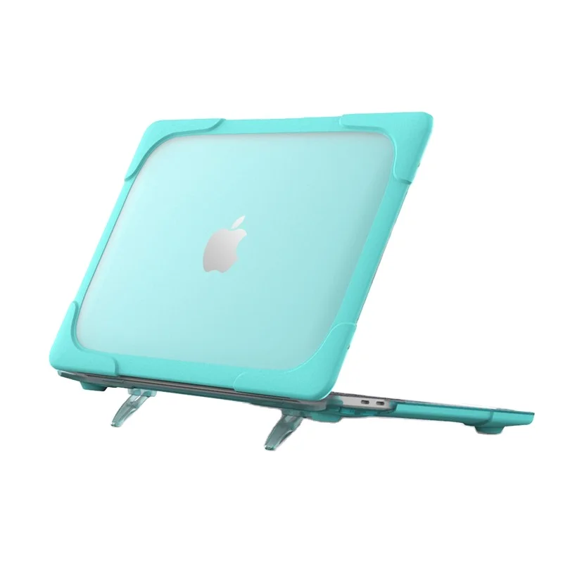 

New design cover case for Macbook pro 13 2020 TPU and PC case with kickstand laptop accessories, Multiple colors